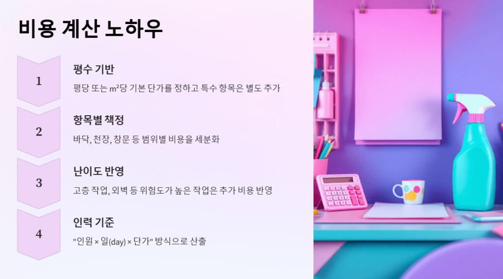 청소견적서
